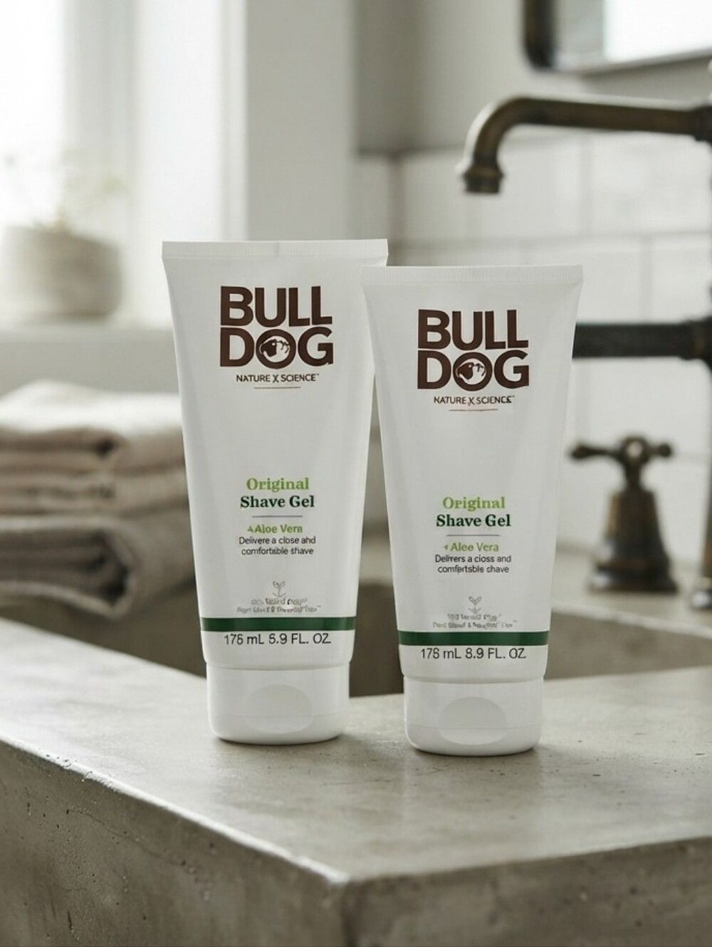 Bulldog Original Shave Gel   2 Pack